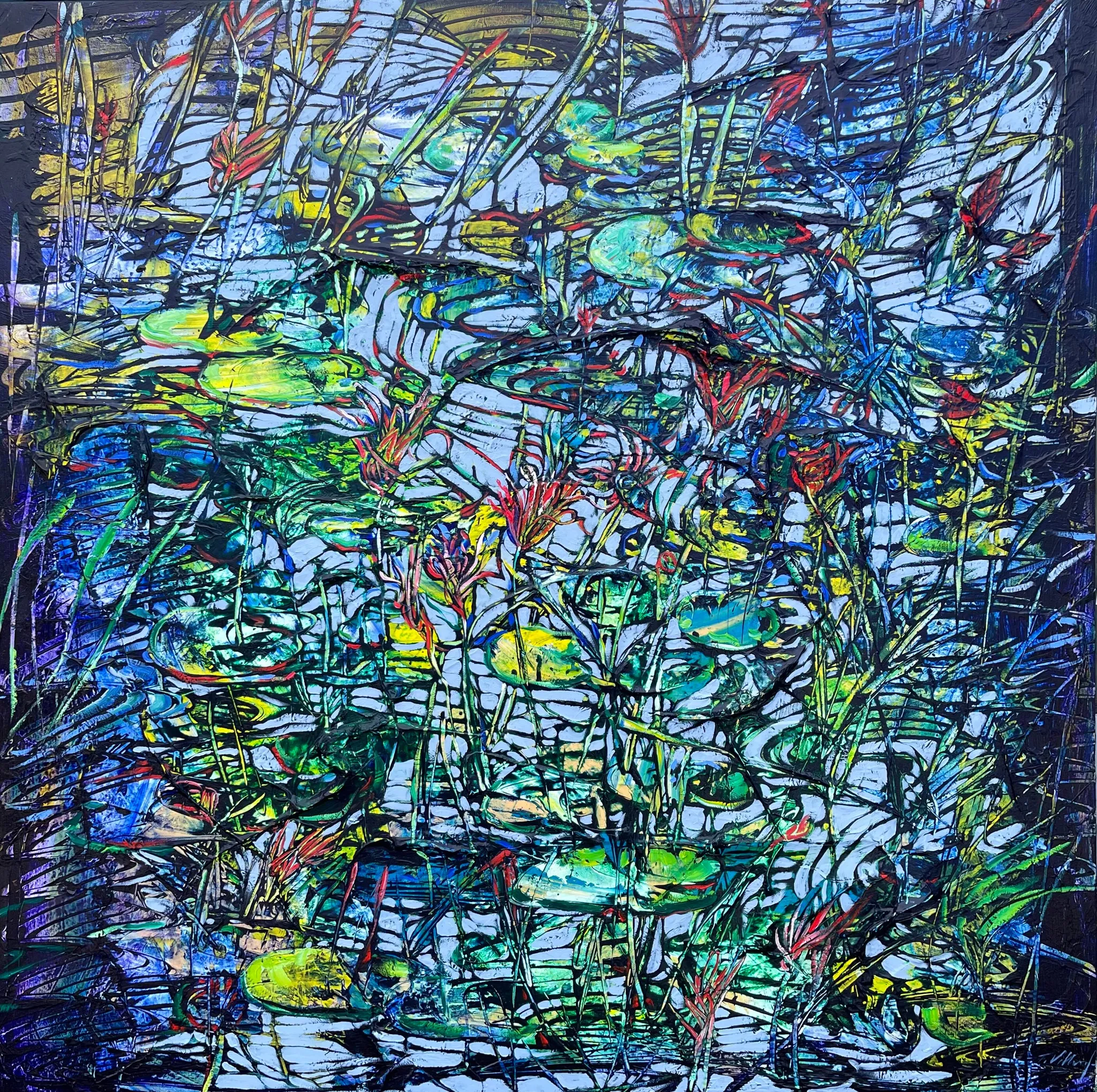 Fredy Villamil: Crimson Lilies / A Ripple in Time | Aldo Castillo