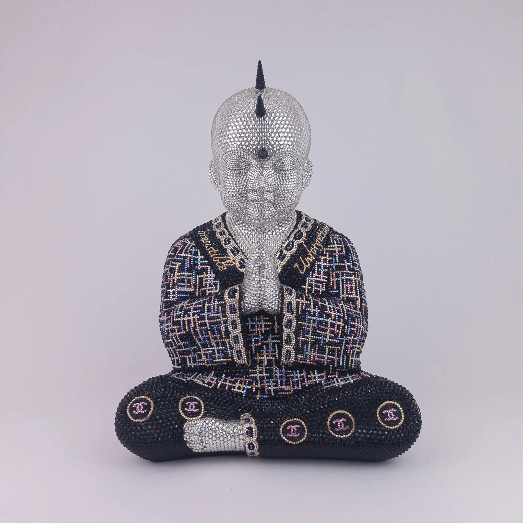 Metis Atash: Punk Buddha Sculptures | Aldo Castillo Gallery