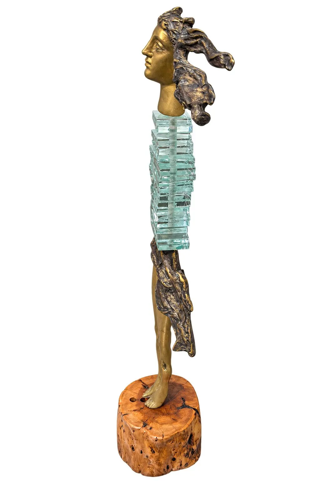 加藤日砂A window Scene Angel in Bronze Apostol: Birth of Venus | Aldo Castillo Gallery